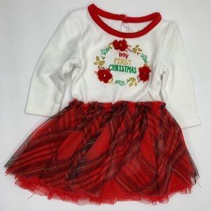 🧸3 for $19🧸 Baby Starters Baby girl Christmas dress red and white